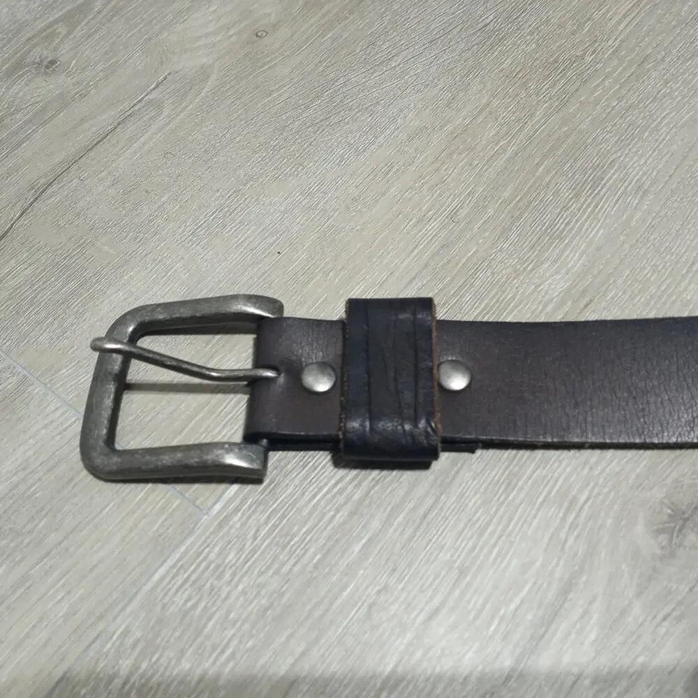 Aeropostale Men's Genuine Leather Brown Belt Size Large